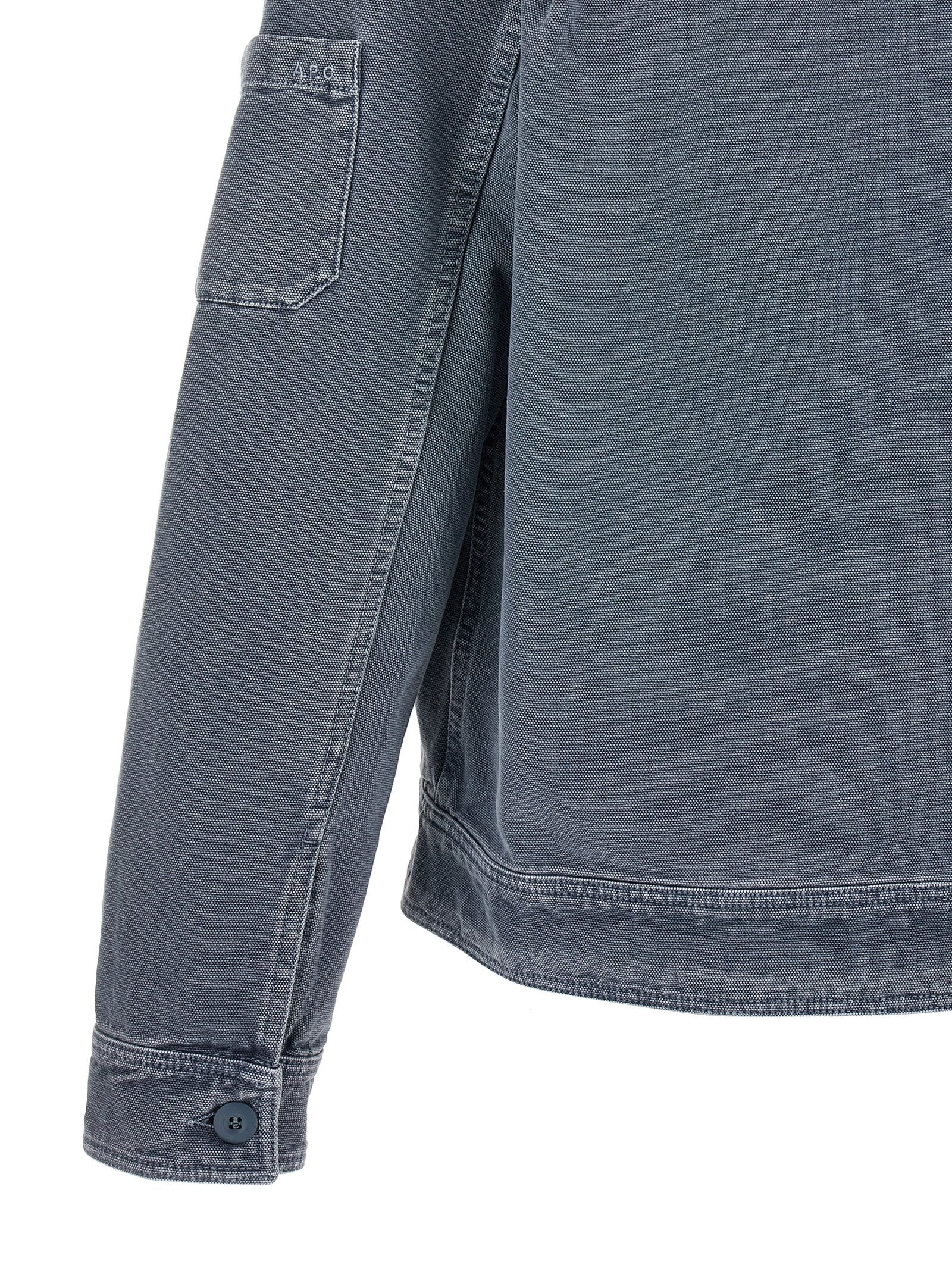 Gray Cotton Denim Jacket