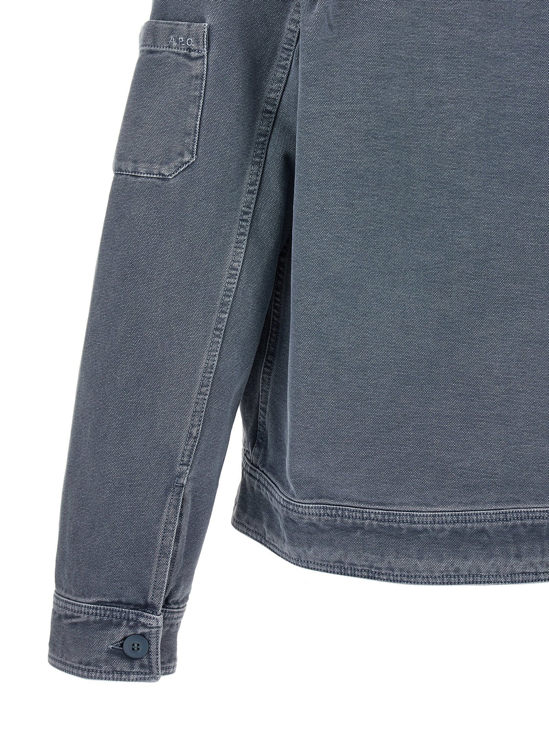 Gray Cotton Denim Jacket