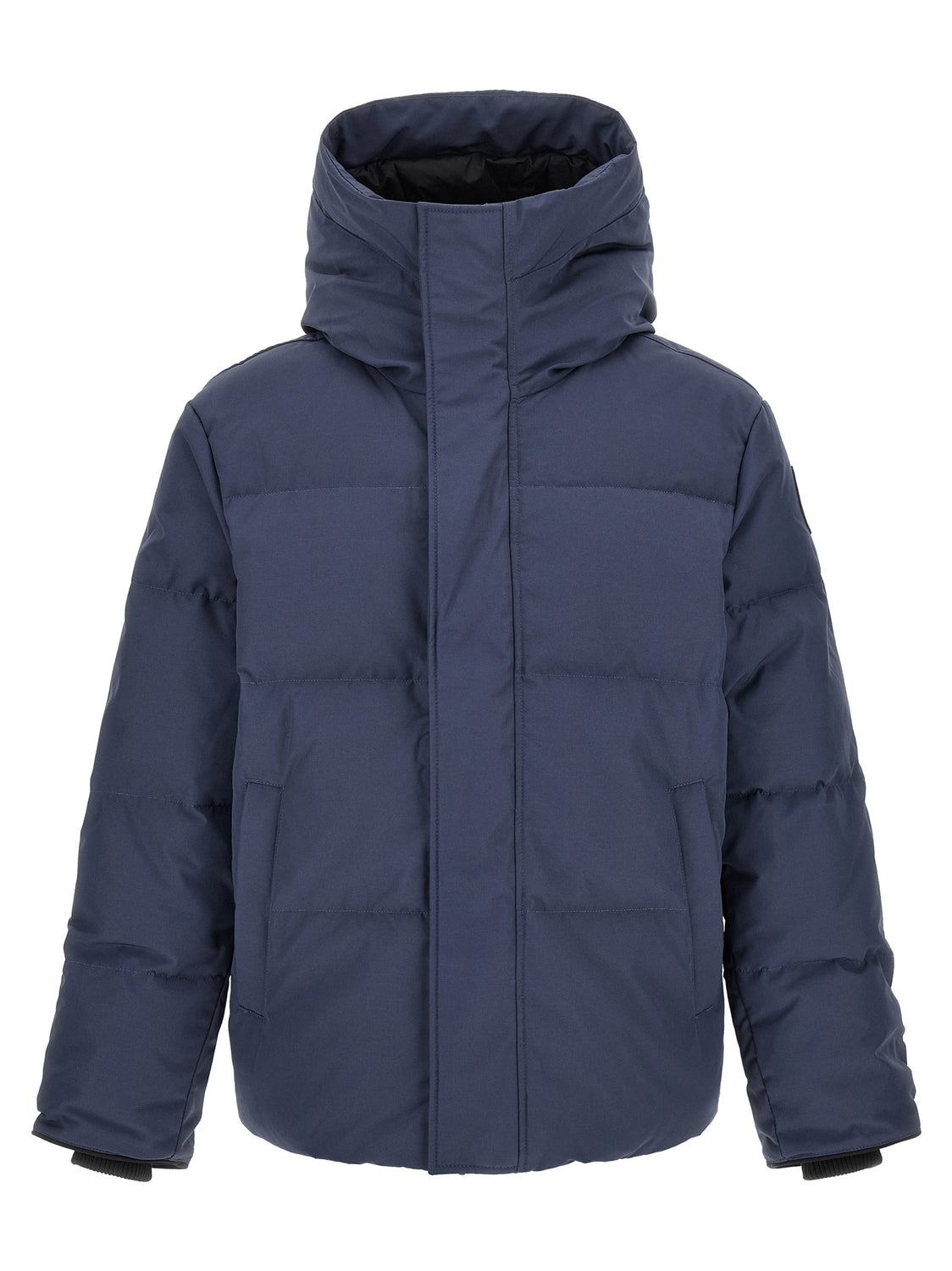 Blue Polyester Parka