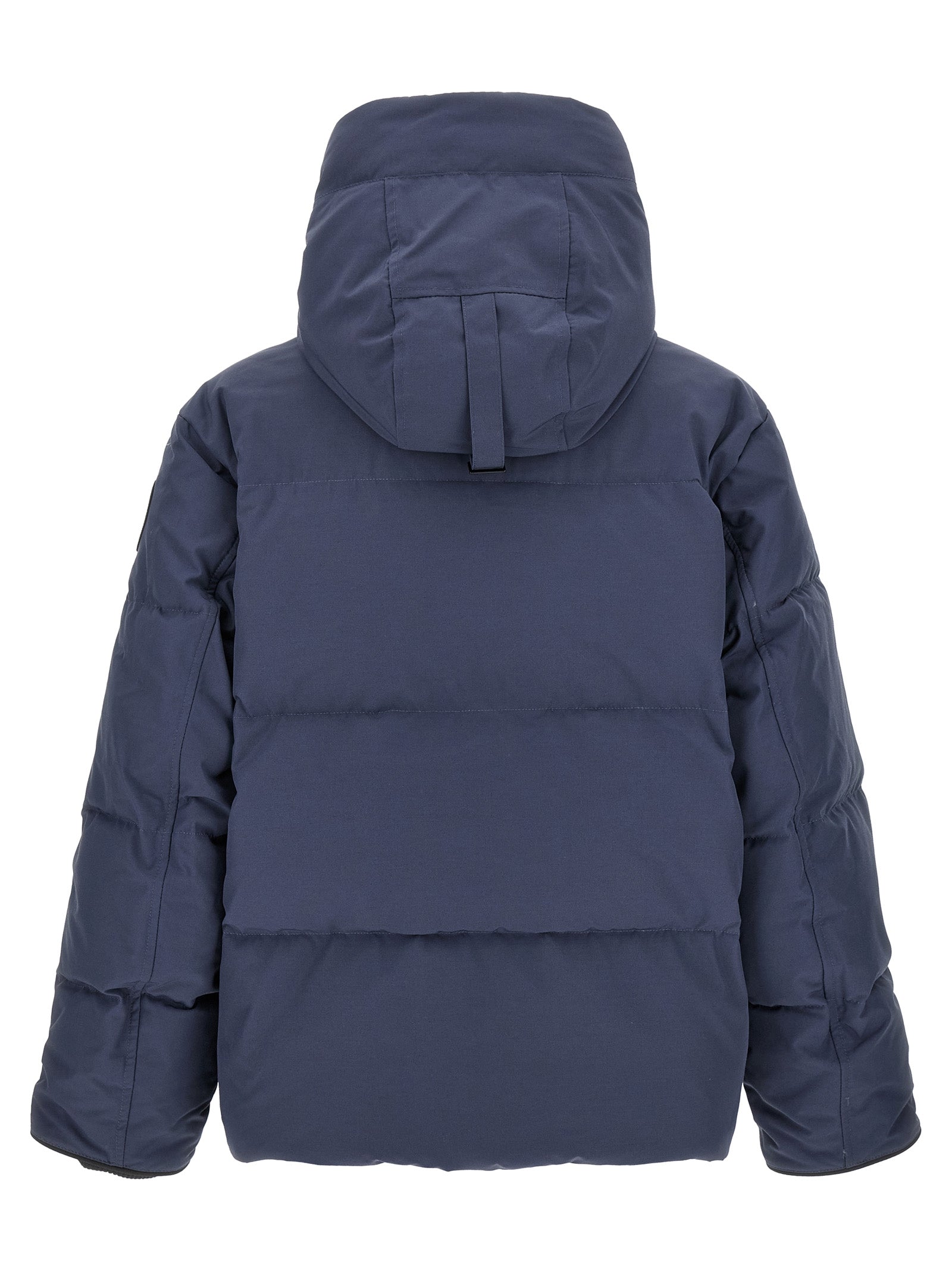 Blue Polyester Parka