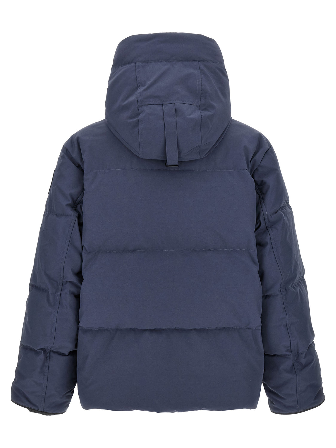 Blue Polyester Parka