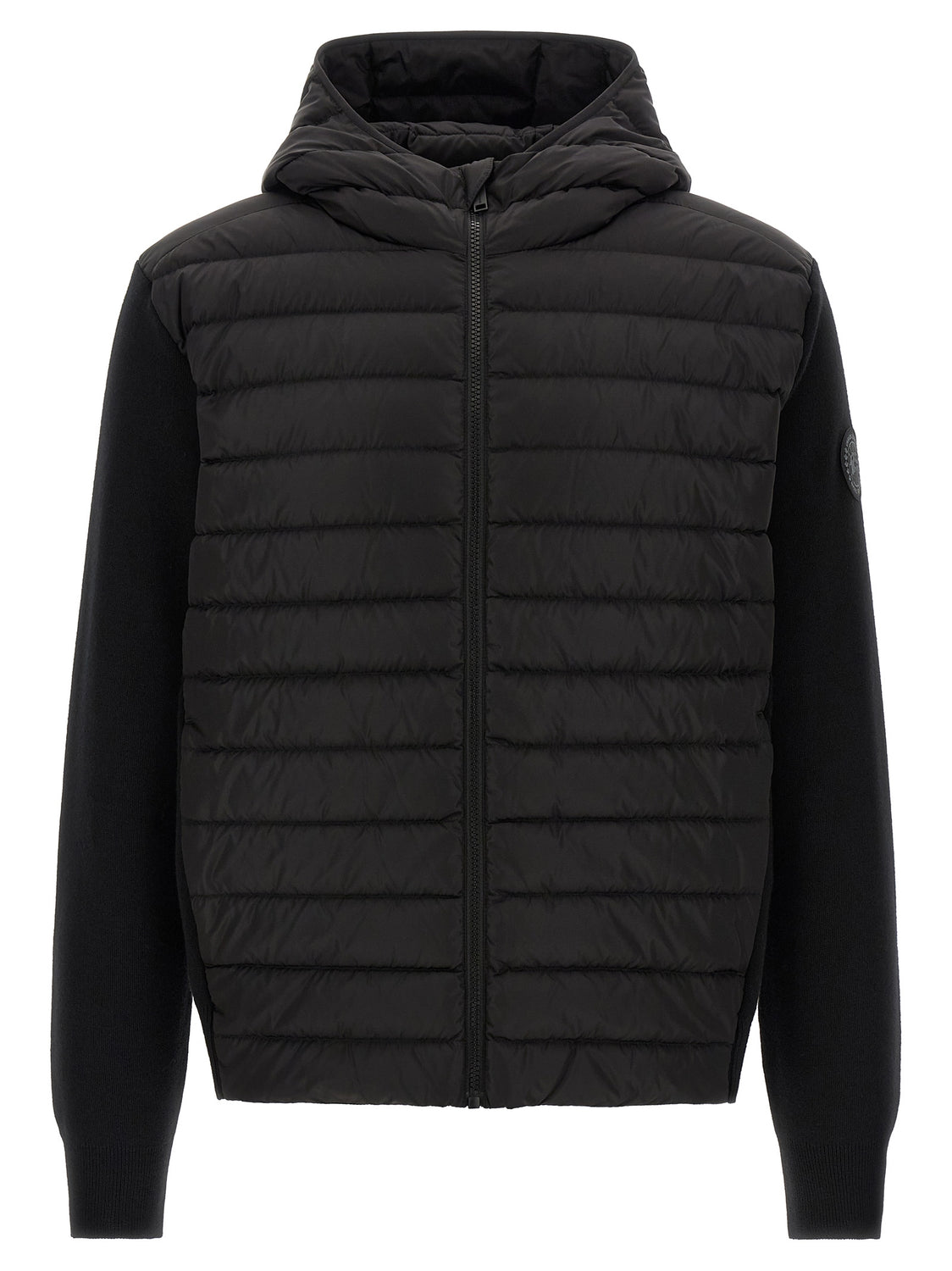 Black Wool Full-Length Jacket