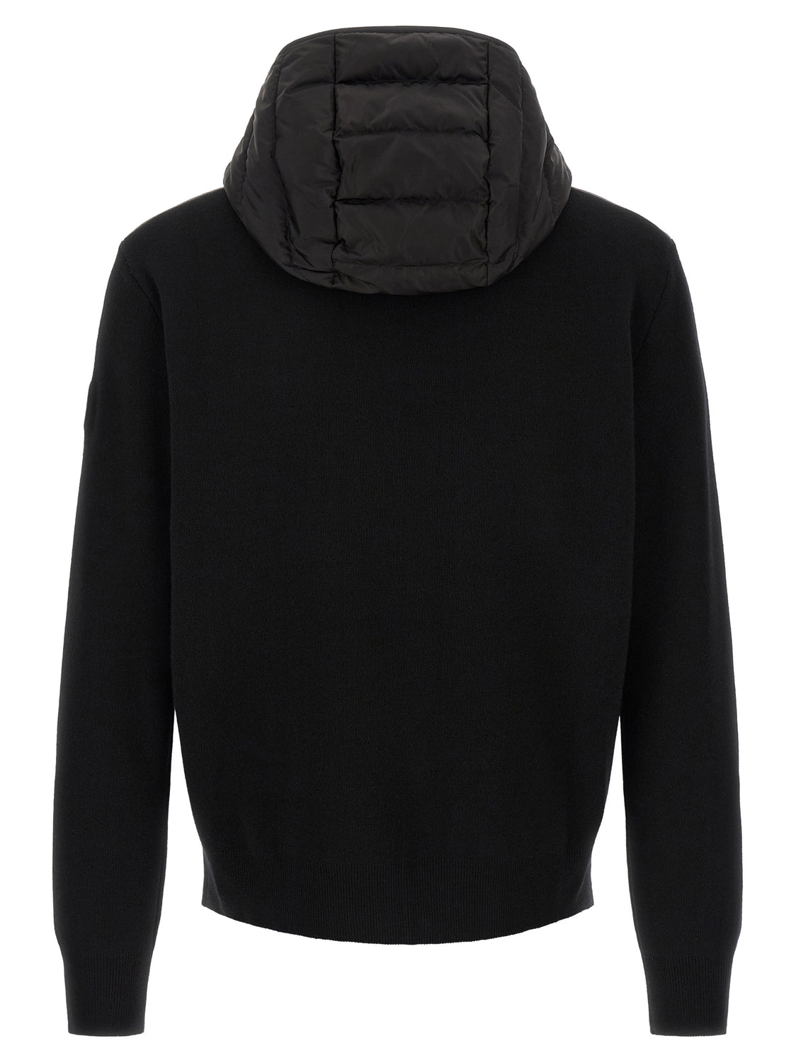 Black Wool Full-Length Jacket