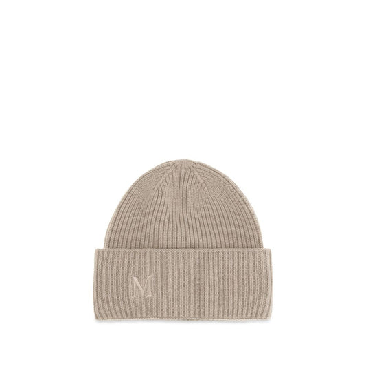 Beige Cashmere Beanie