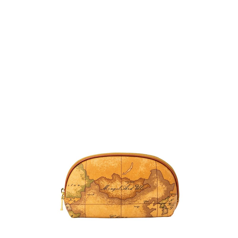 Beige Cotton Clutch Bag