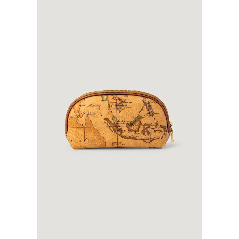 Beige Cotton Clutch Bag