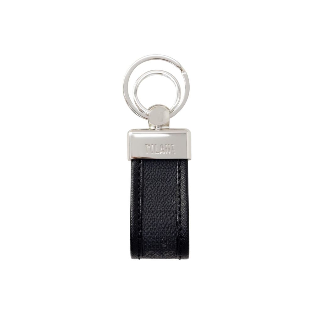 Black Leather Keychain