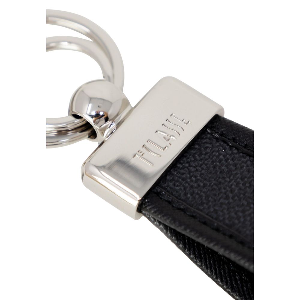 Black Leather Keychain