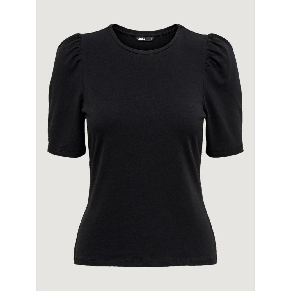 Black Cotton T-Shirt