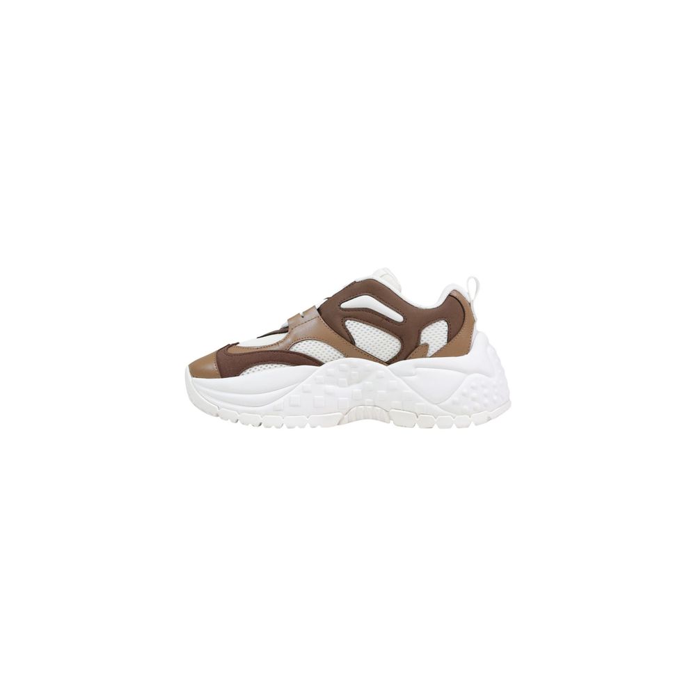 Bicolor Polyester Chunky Sneakers