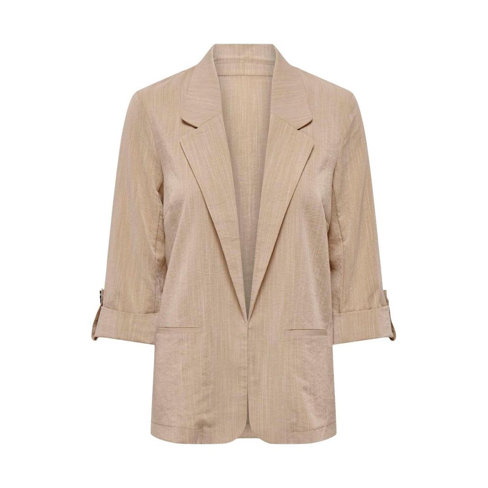 Beige Viscose Blazer