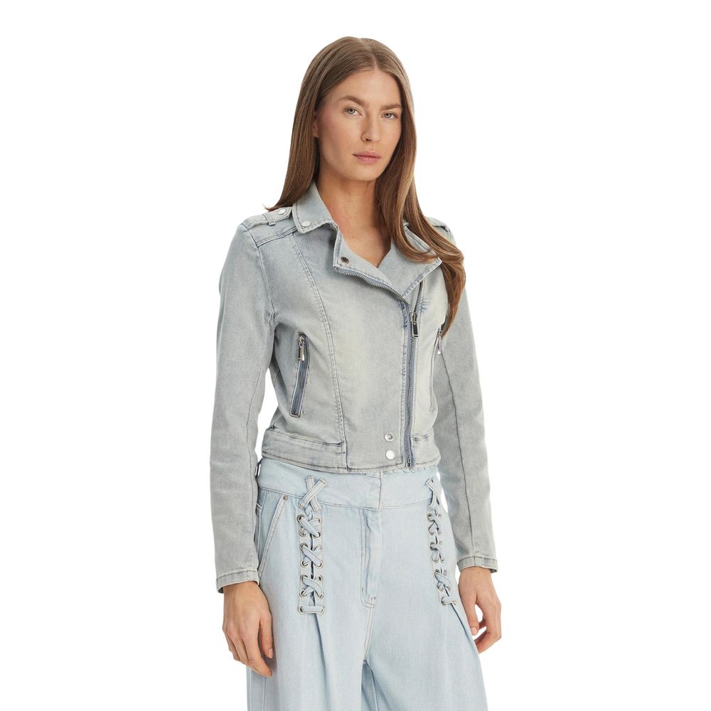 Light Blue Cotton Denim Jacket
