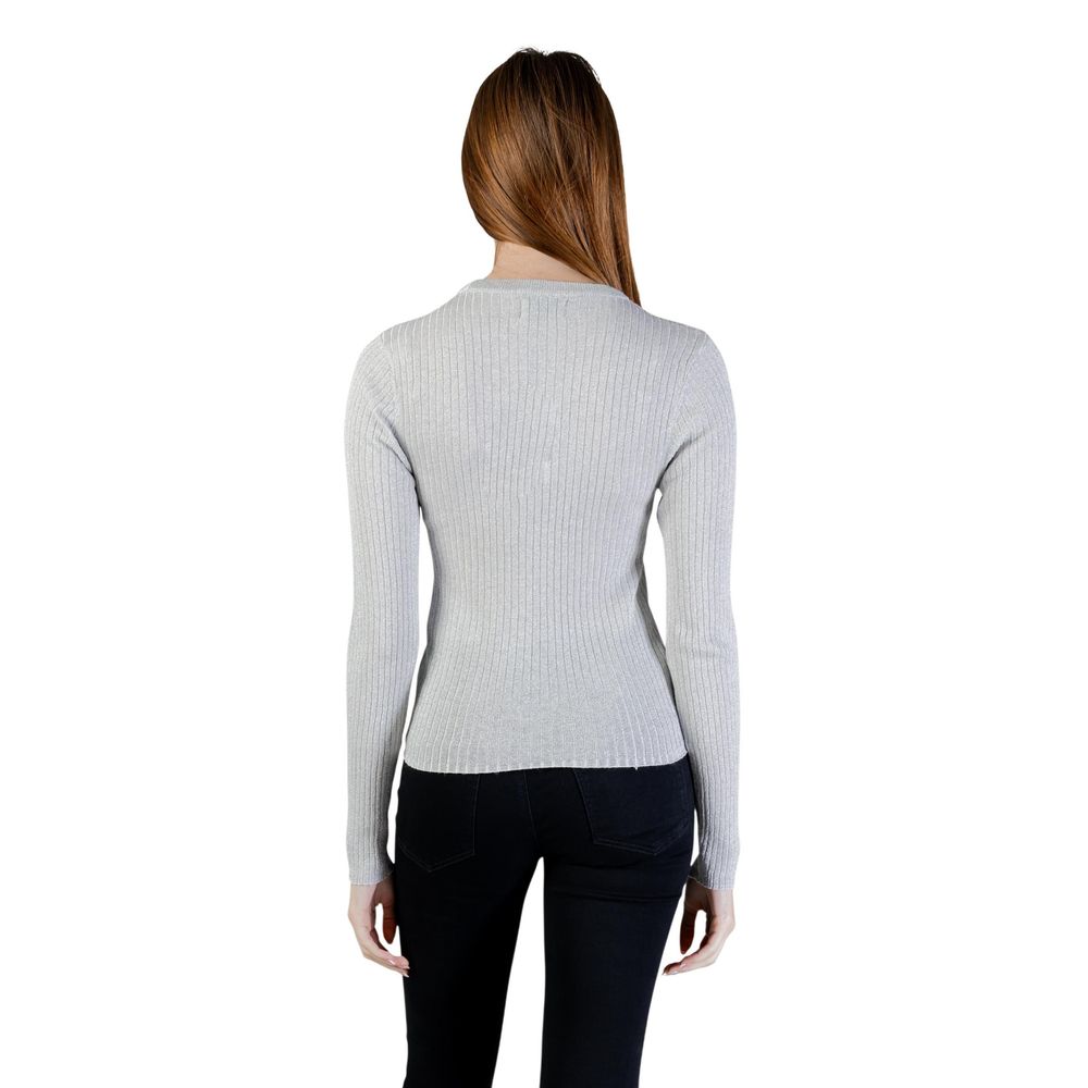 Silver Viscose Sweatshirt