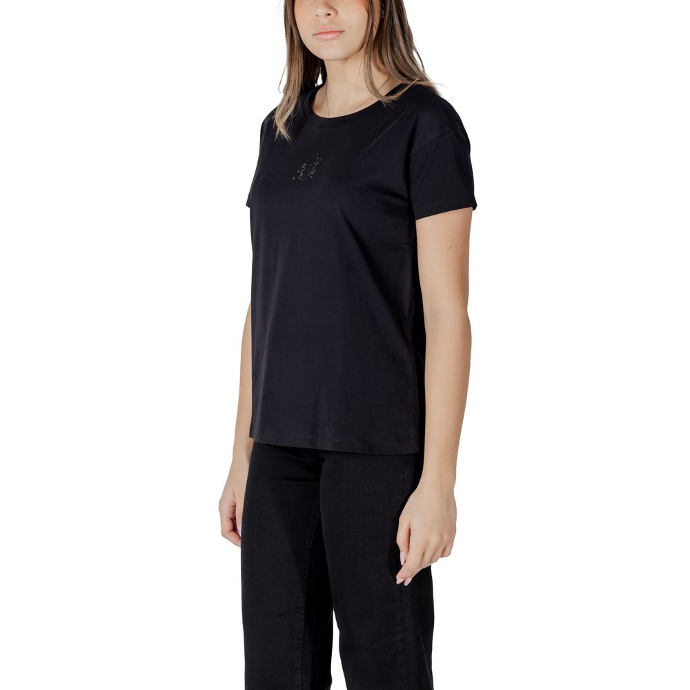 Black Cotton T-Shirt