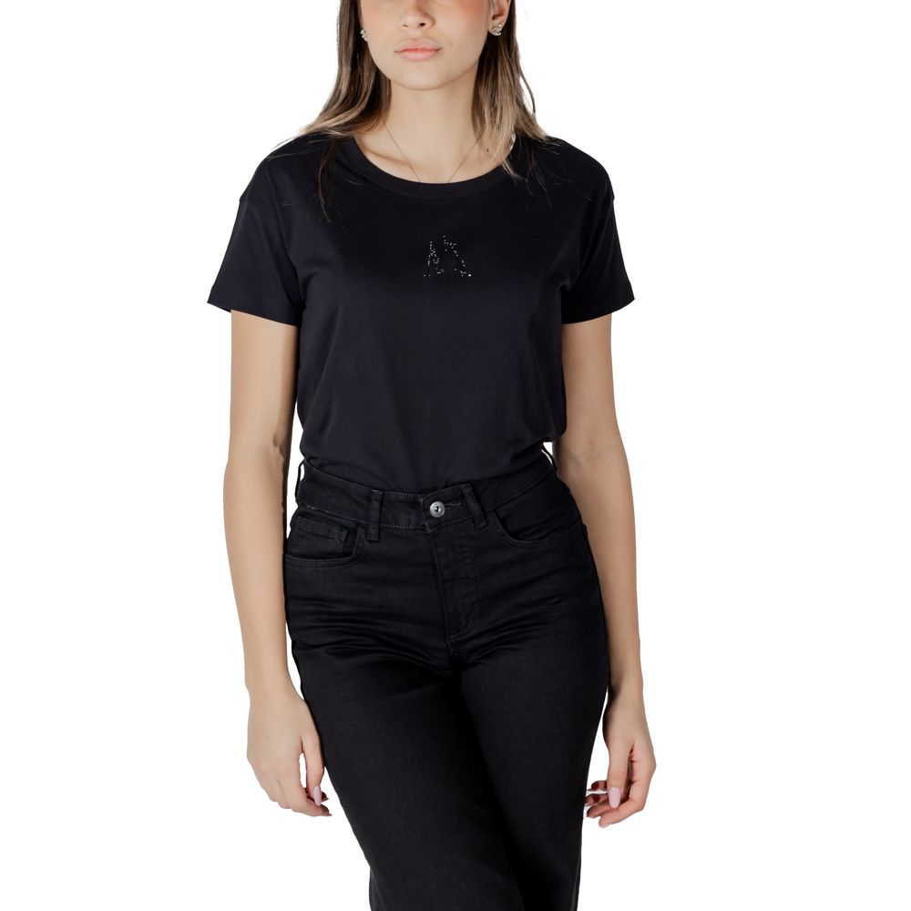Black Cotton T-Shirt