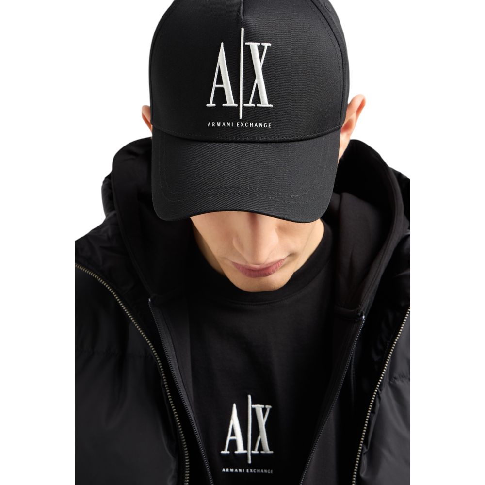 Black Cotton Cap (Baseball Hat)
