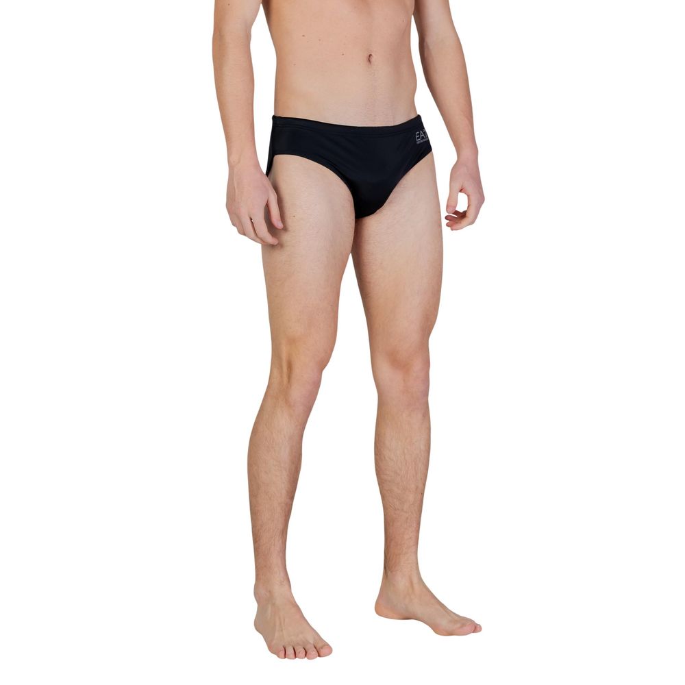 Bicolor Polyester Swim Briefs