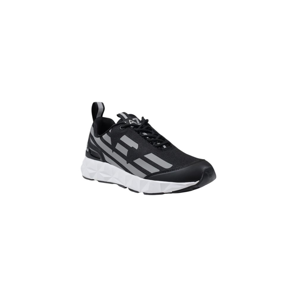 Bicolor Polyester Athletic Sneakers