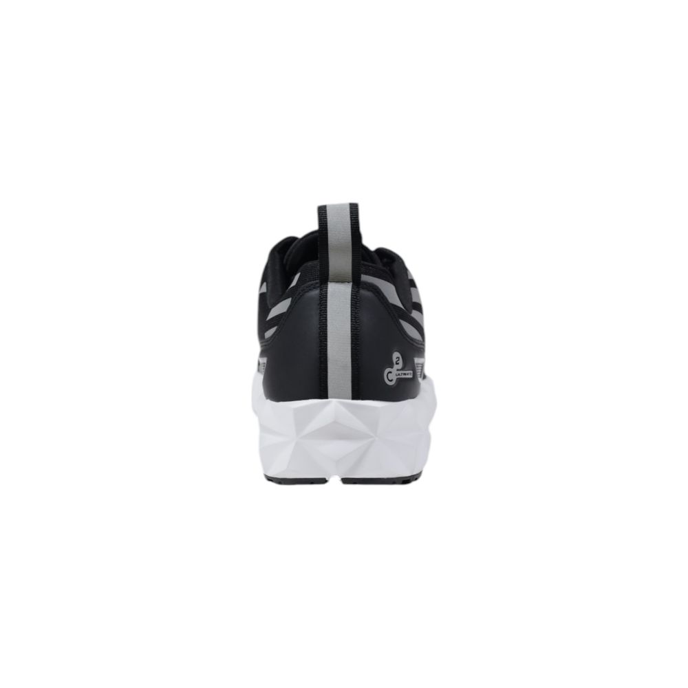 Bicolor Polyester Athletic Sneakers