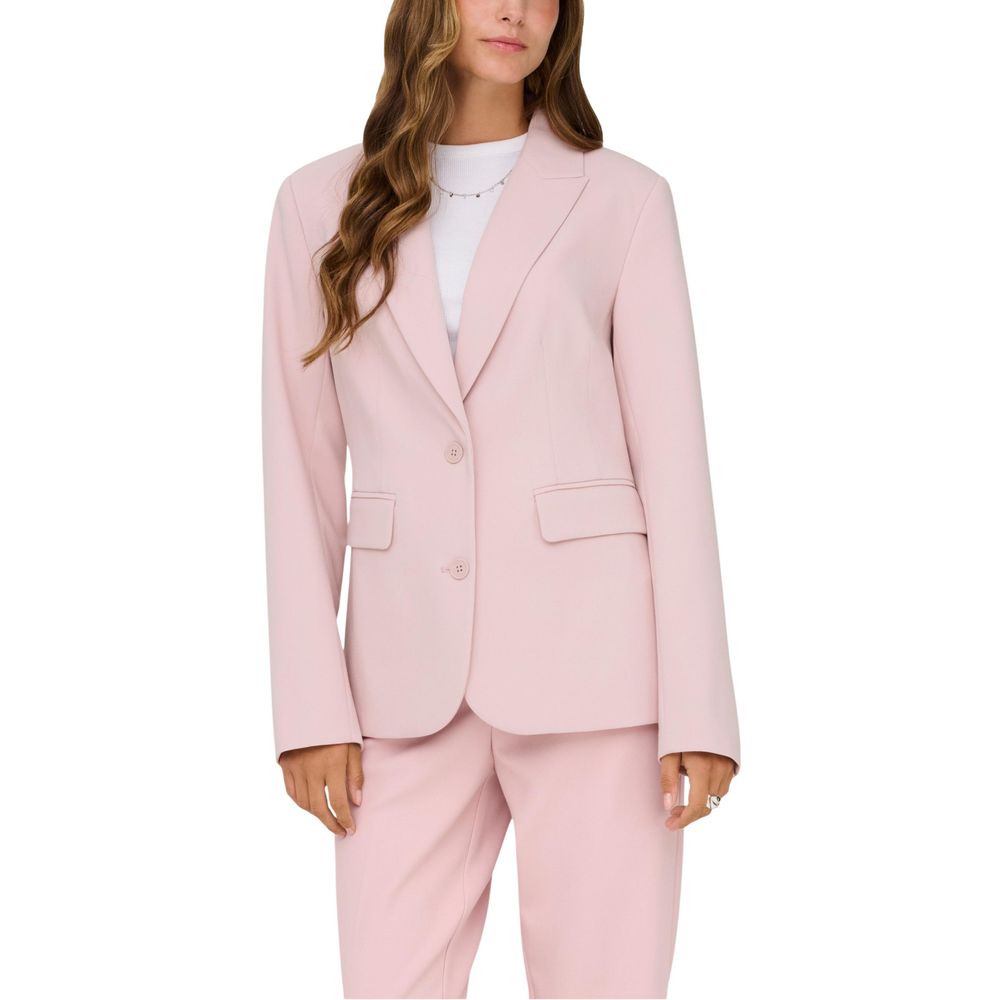 Pink Recycled Polyester Blazer