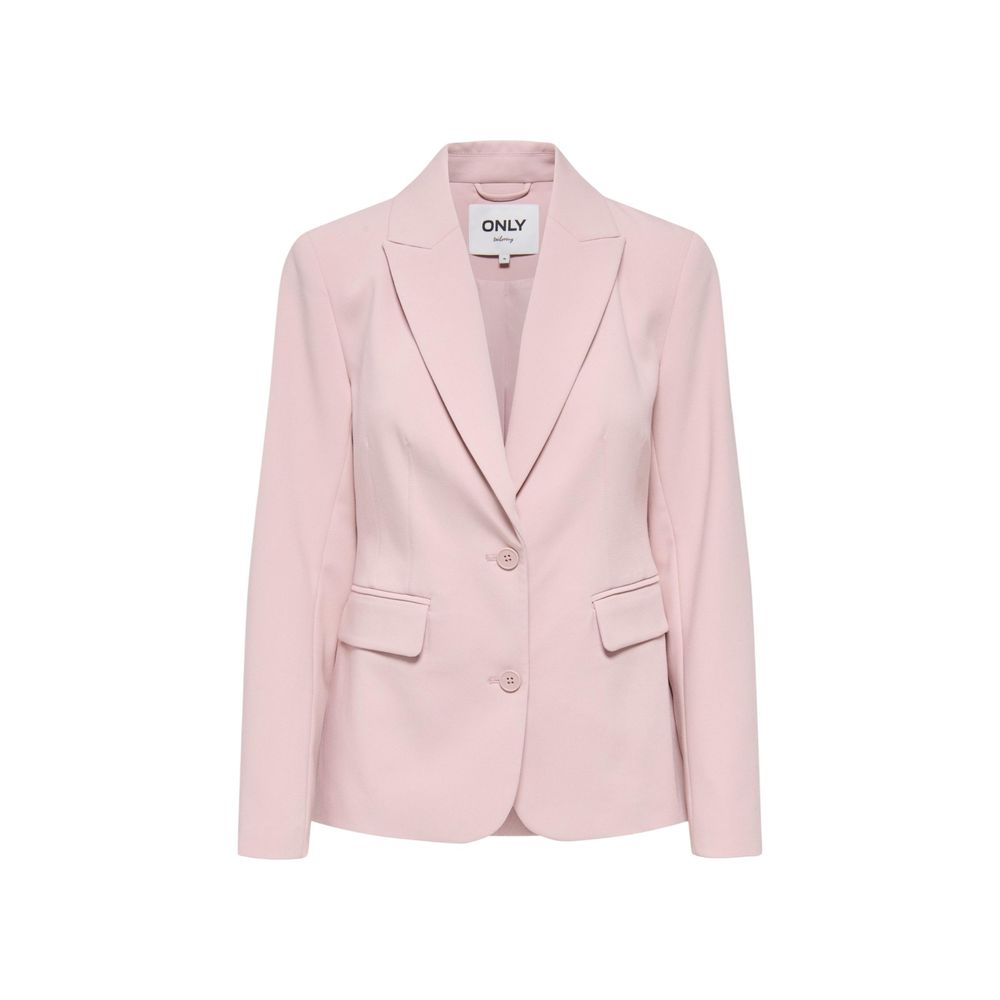 Pink Recycled Polyester Blazer