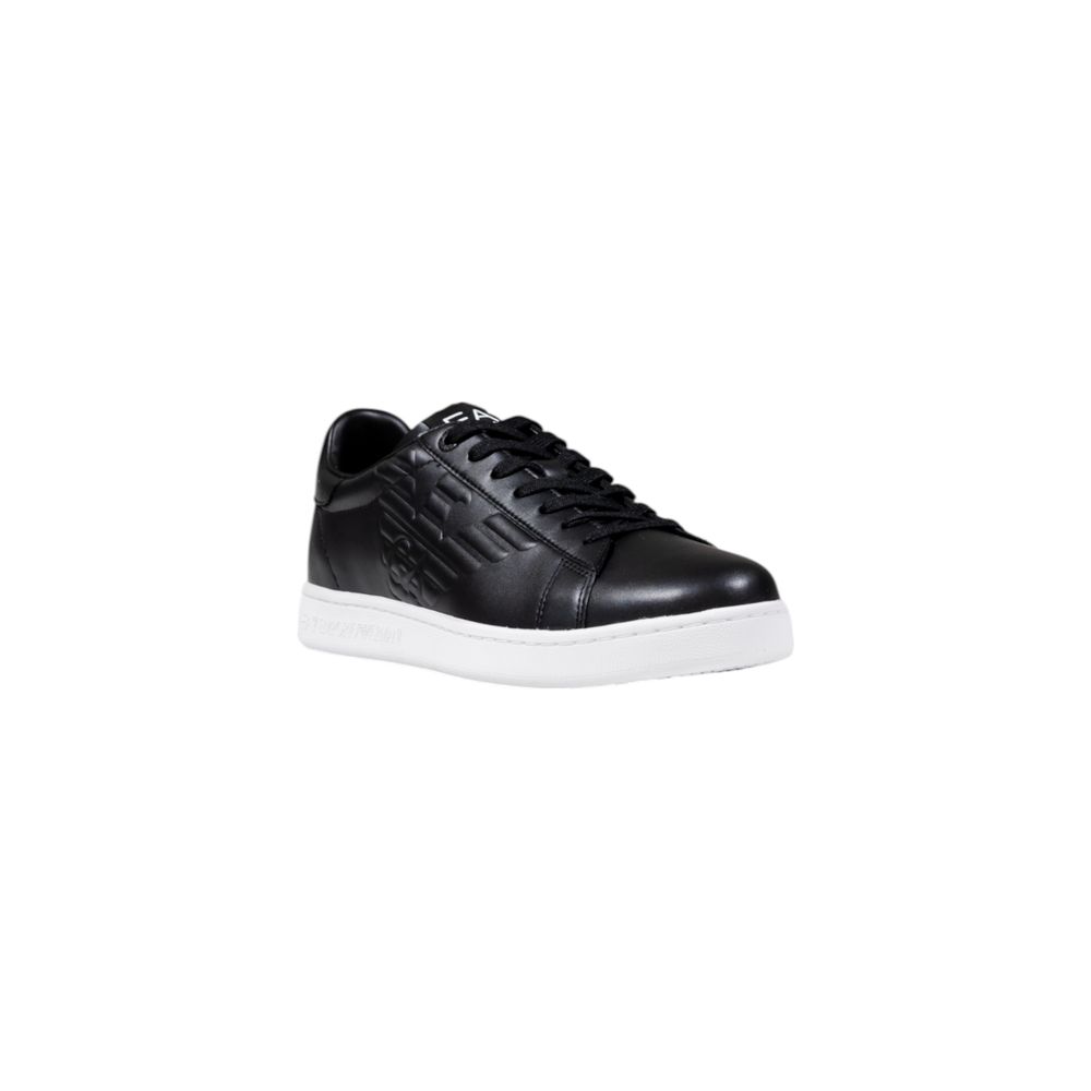 Black Leather Sneakers