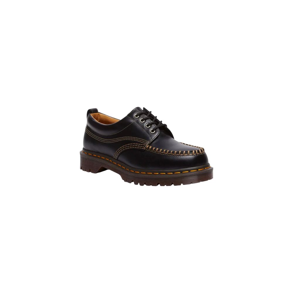 Black Leather Oxfords And Derbies