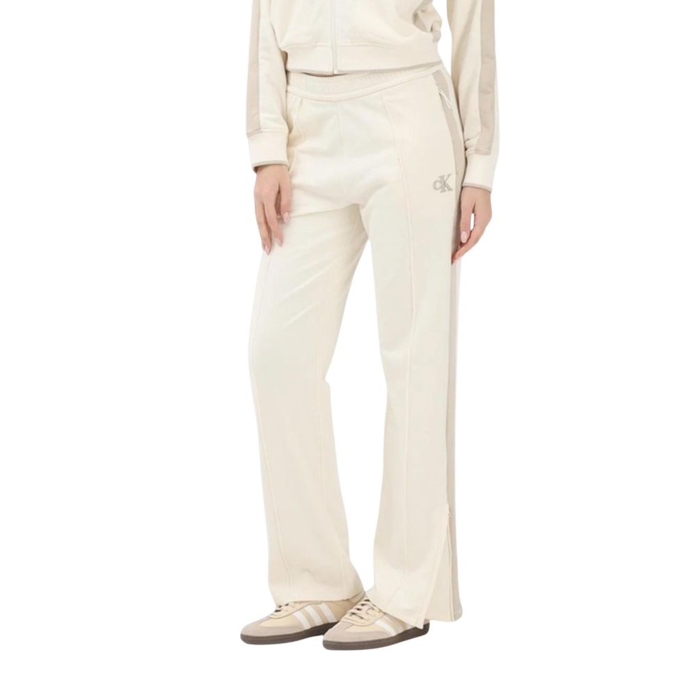 Cream Cotton Joggers (Workout Pants)