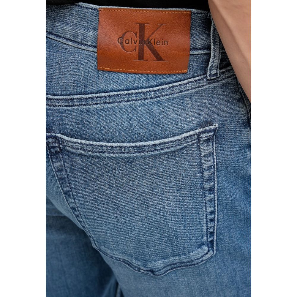 Blue Cotton Relaxed Fit Jeans