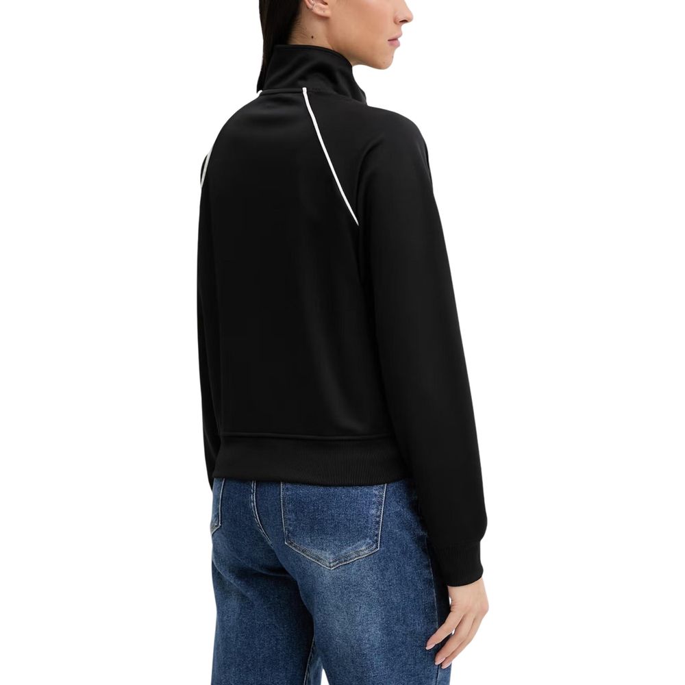 Black Recycled Polyester Sweatshirt
