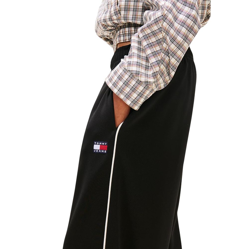 Black Recycled Polyester Joggers (Workout Pants)