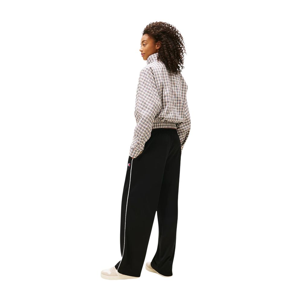 Black Recycled Polyester Joggers (Workout Pants)