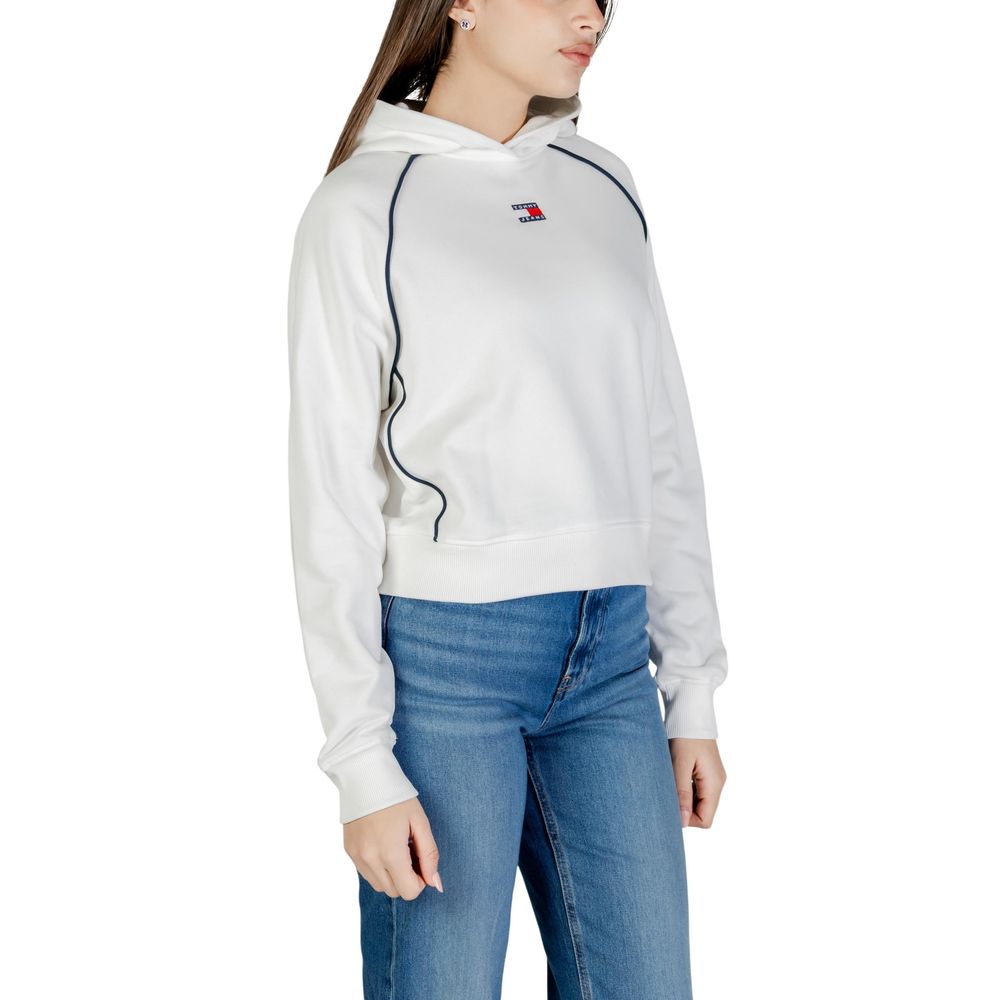 Cream Recycled Cotton Hoodie
