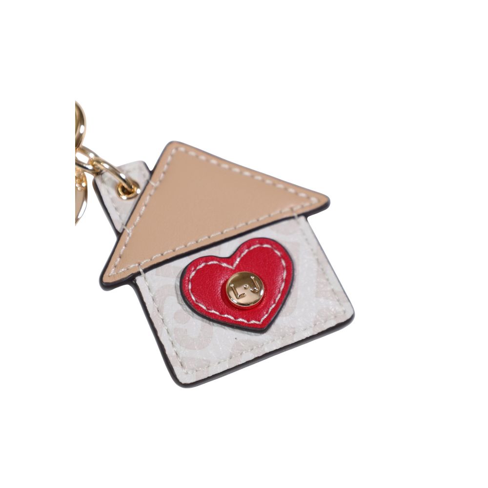Beige Polyethylene Keychain