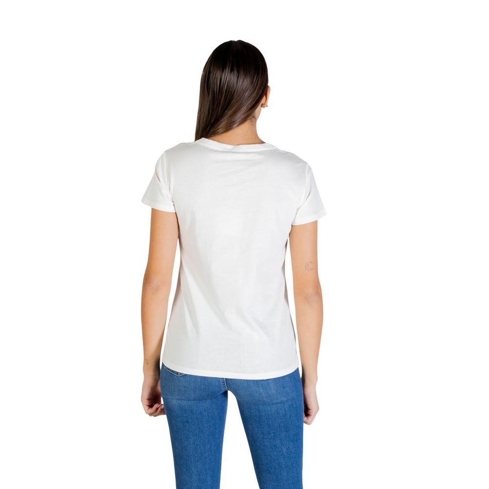 Cream Cotton T-Shirt