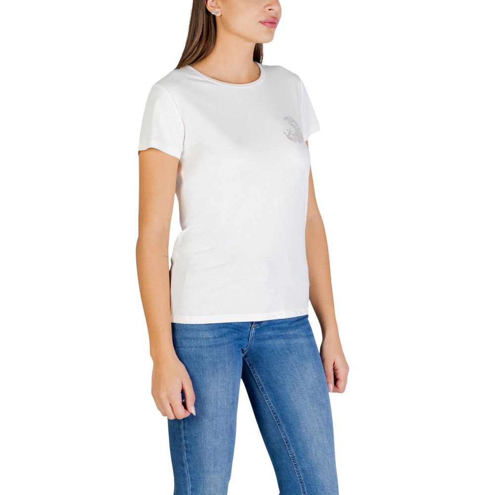 Cream Cotton T-Shirt