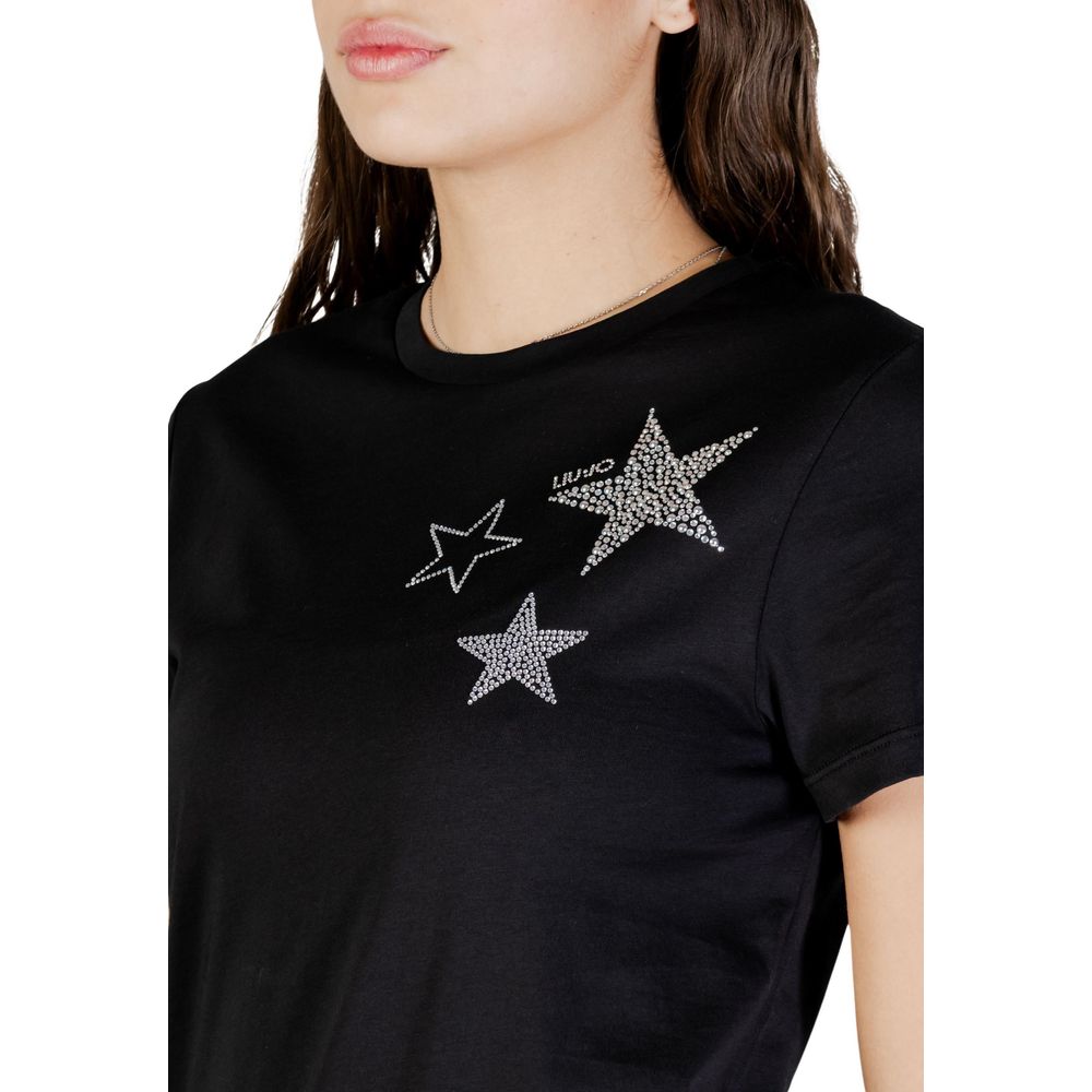 Black Cotton T-Shirt