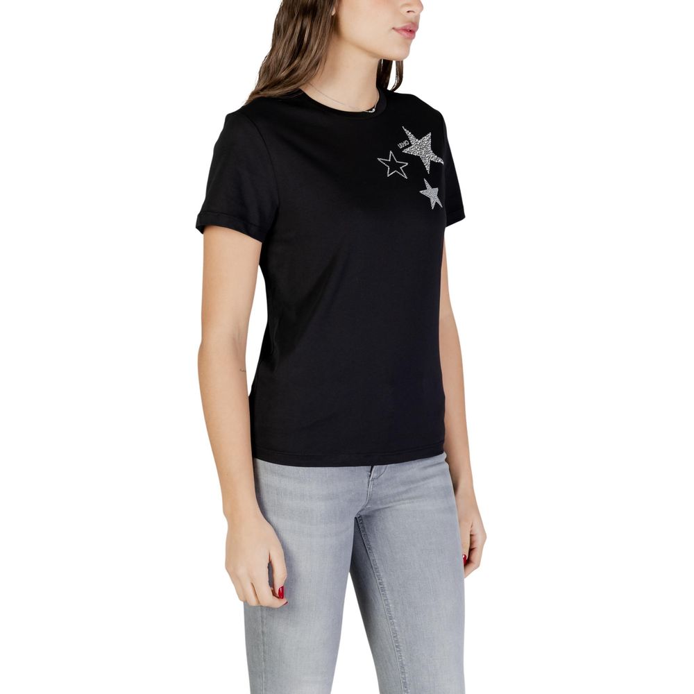 Black Cotton T-Shirt