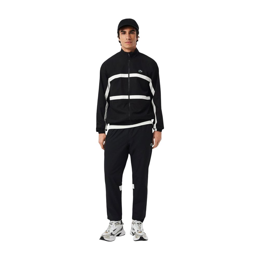 Black And White Polyester Sweatsuit