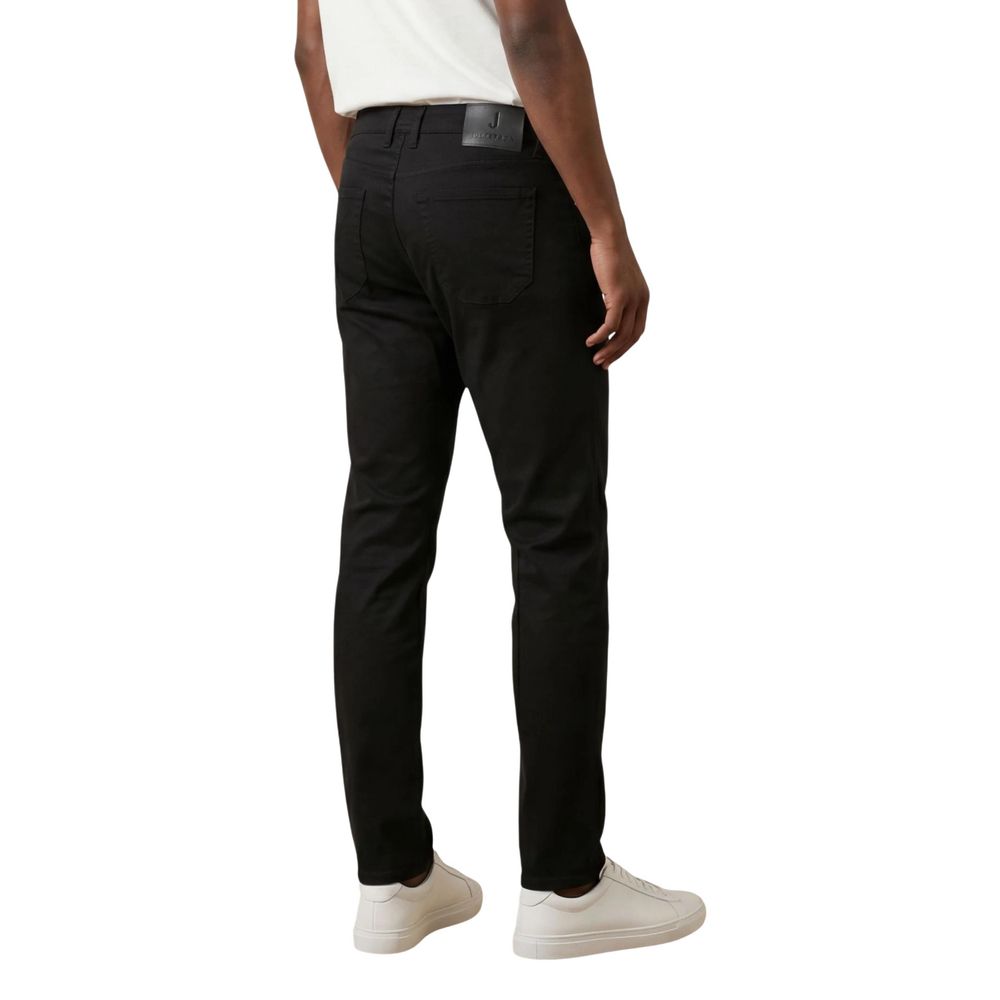 Blue Elastane Skinny Pants