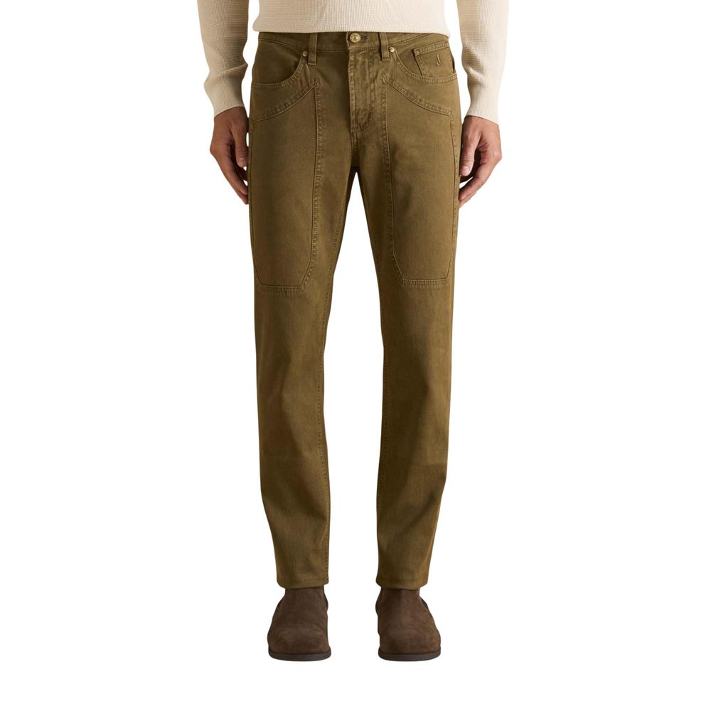 Bicolor Elastane Skinny Pants