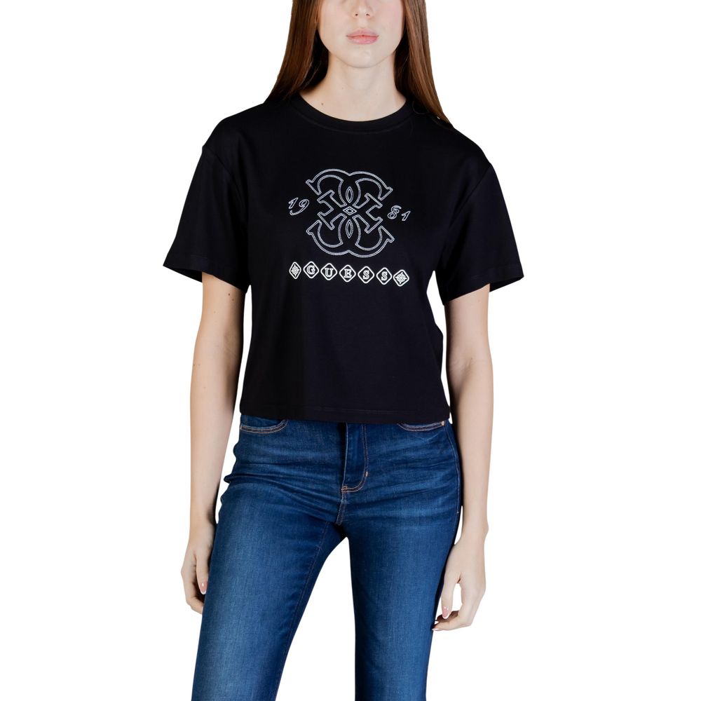 Black Viscose T-Shirt