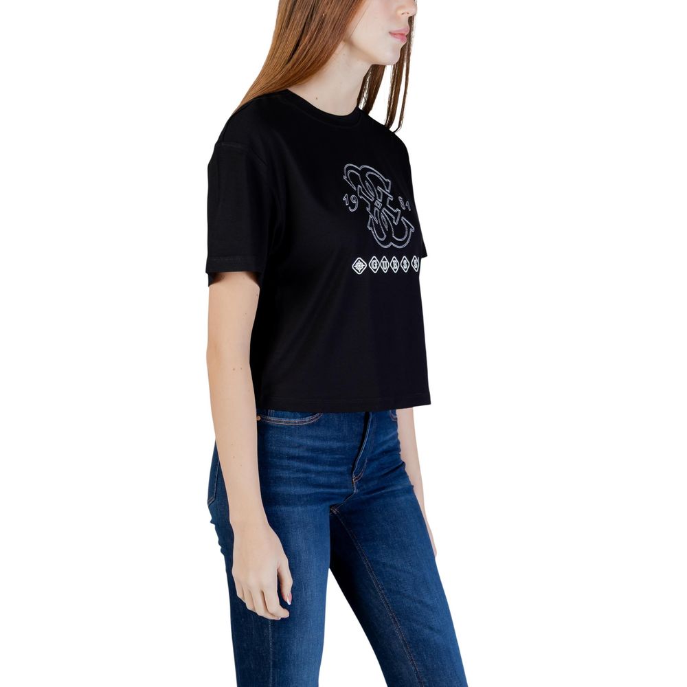 Black Viscose T-Shirt