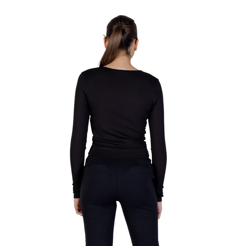 Black Modal Long Sleeve T-Shirt