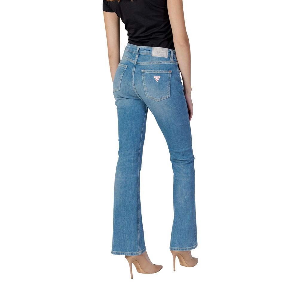 Light Blue Cotton Bootcut Jeans