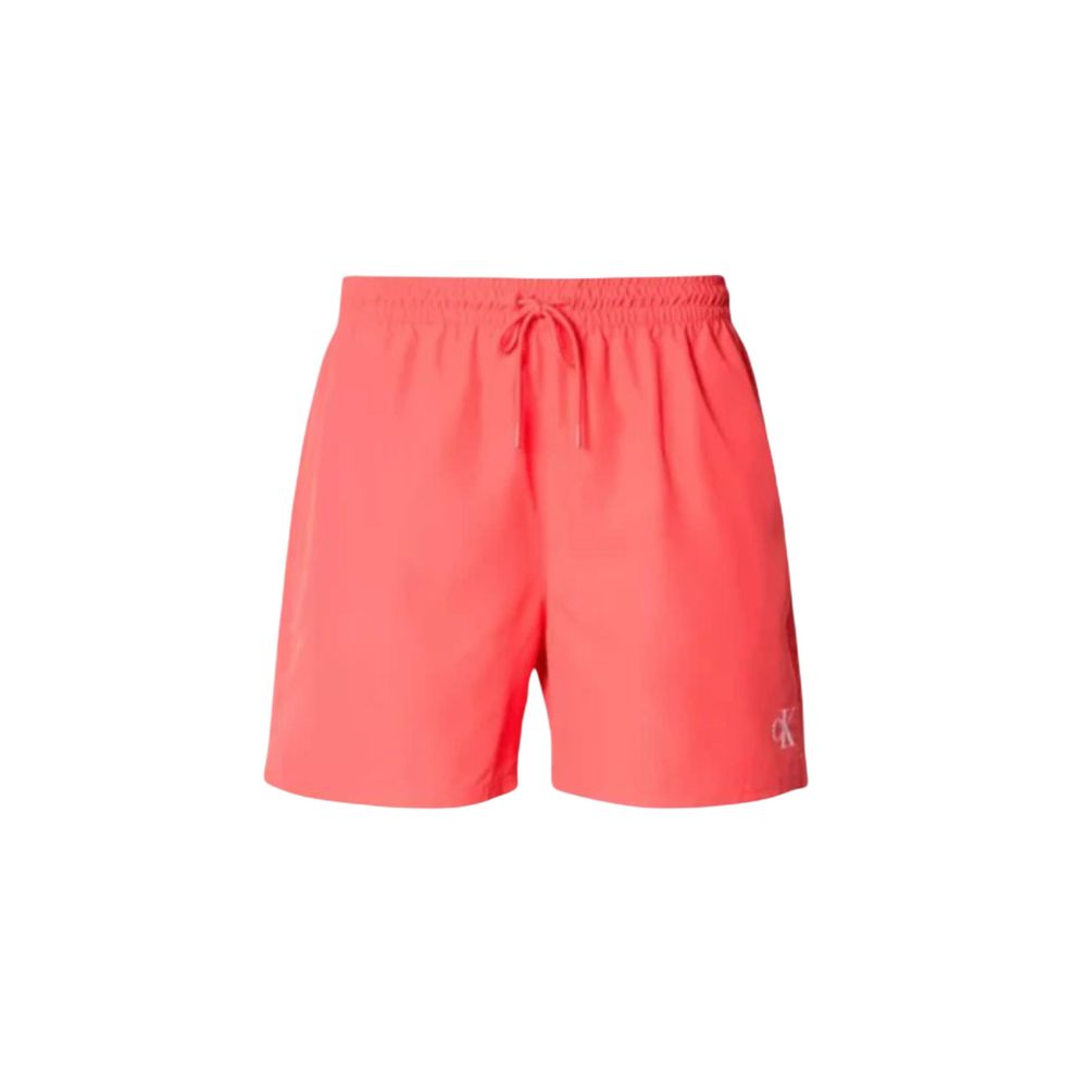 Orange Recycled Polyester Swim Shorts