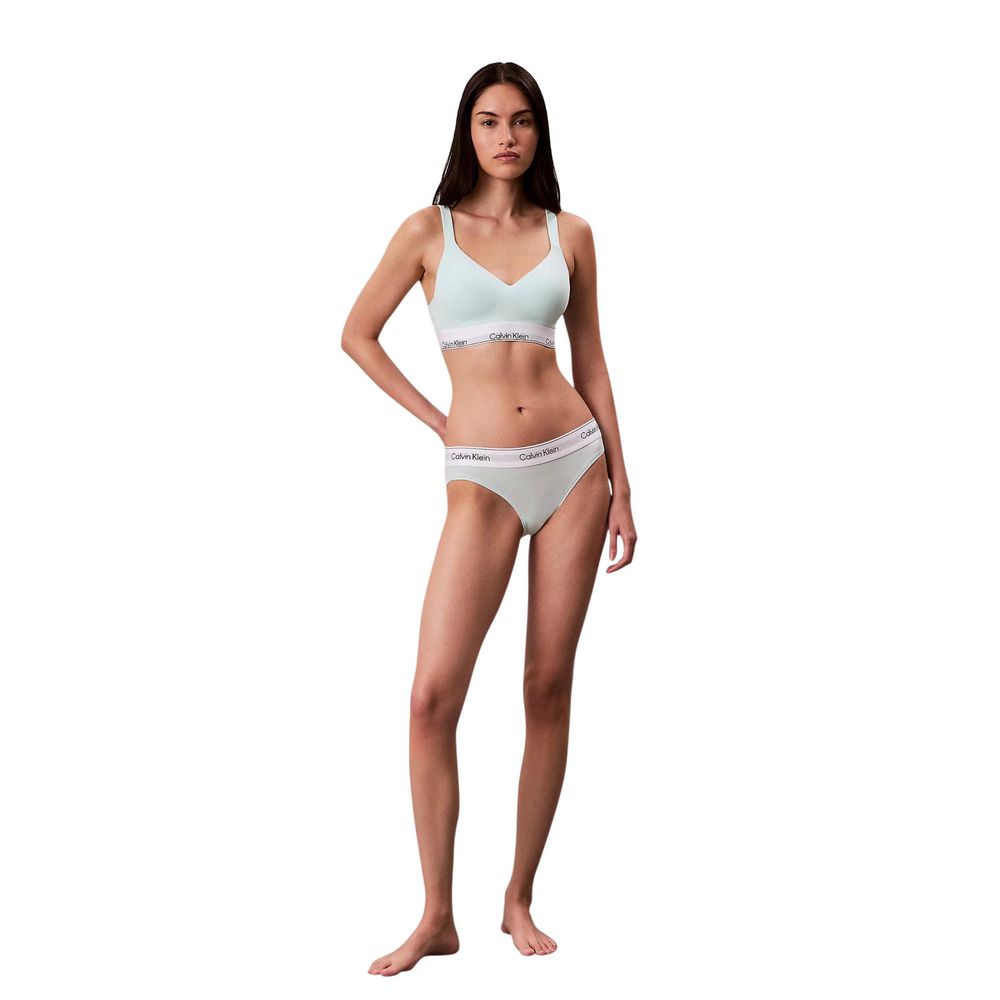 Green Cotton Bra