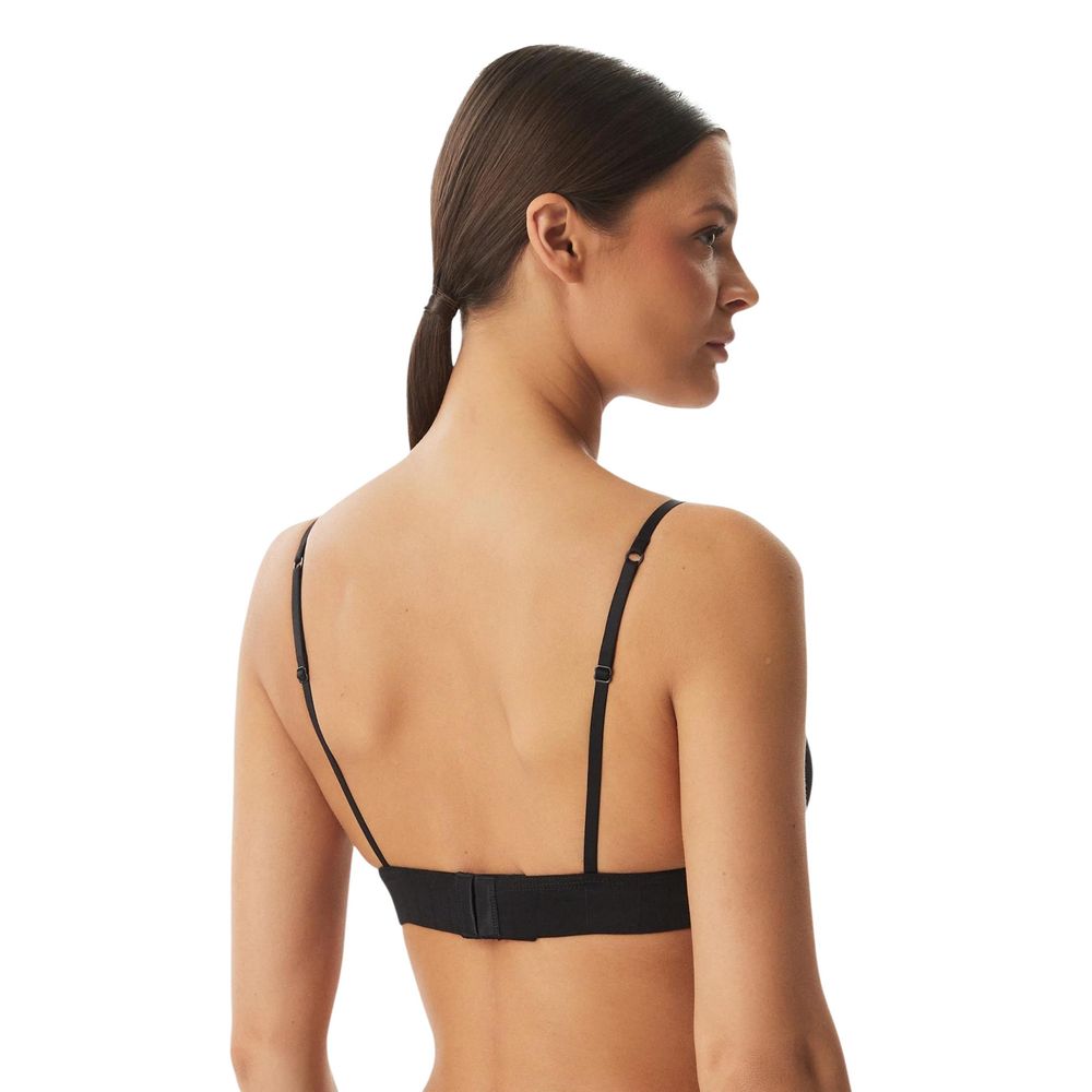 Black Cotton Bra