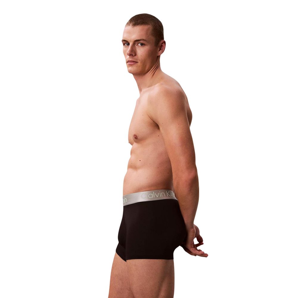 Black And White Recycled Polyester Boxers