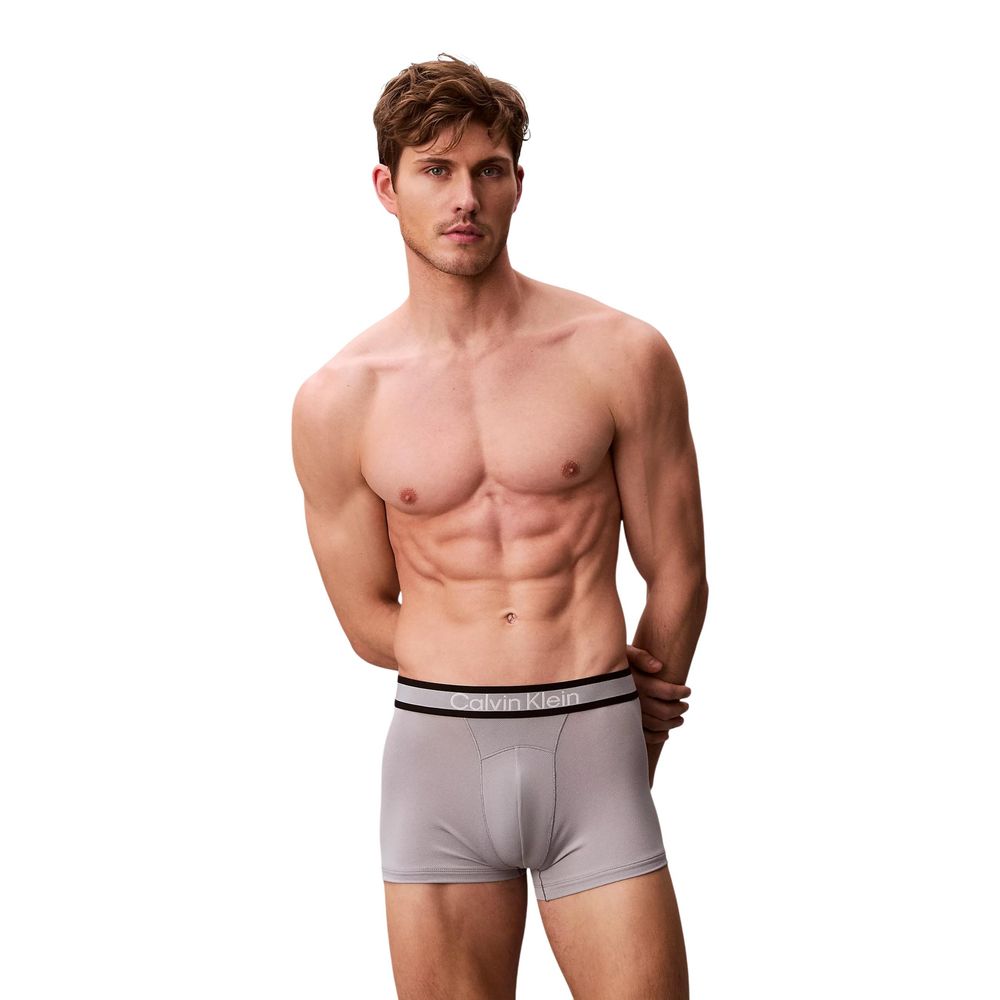 Gray Recycled Polyester Boxers